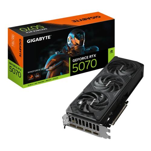 Видеокарта GIGABYTE GeForce RTX™ 5070 WINDFORCE OC SFF 12G