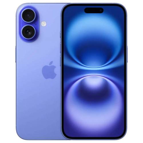 Apple iPhone 16 128ГБ (Ultramarine) + 100 ГБ интернета + 3 месяца ТV-COM в подарок!
