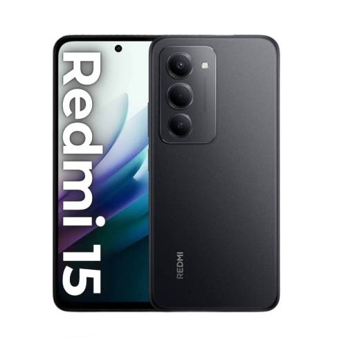 Xiaomi Redmi 15 8/256GB (Qora) + (Dazmol yoki elektr choynak) + 100 GB internet + 3 Oy bepul TV-COM sovg'a!
