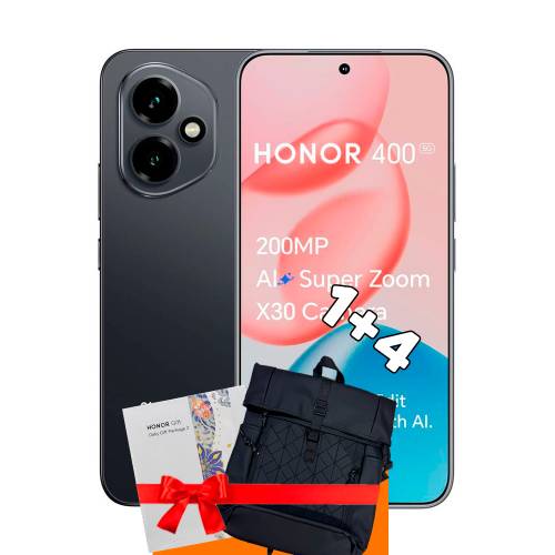 HONOR 400 12/256GB (Midnight Black) + Ryukzak + giftbox + 100 GB internet + 3 oy bepul TV-COM