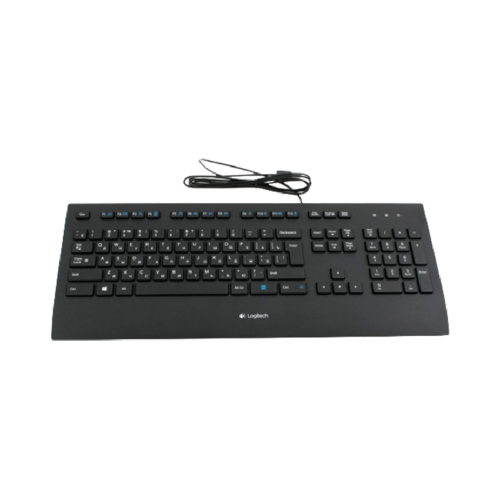 Klaviatura LOGITECH K280e Corded Keyboard — BLACK