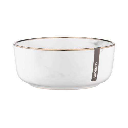 Салатник Ardesto Marmo, 15.6 см AR2916MRW