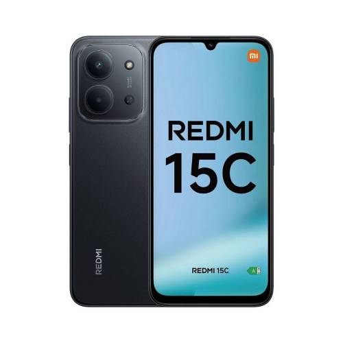 Xiaomi Redmi 15C 4/128GB (Qora) +100 GB internet + 3 Oy bepul TV-COM sovg'a!