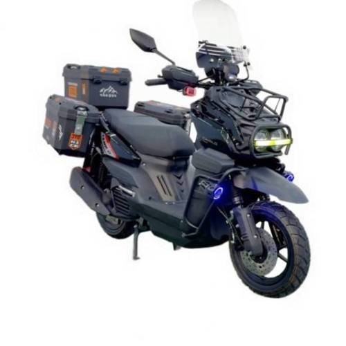 Benzinli Mototsikl Cavalo Tank-2 2507, Qora (Maksimal Tezlik 100 km/soat, Dvigatel Hajmi 150 sm³, Yo‘qilg‘i Sarfi 4 l/100 km)