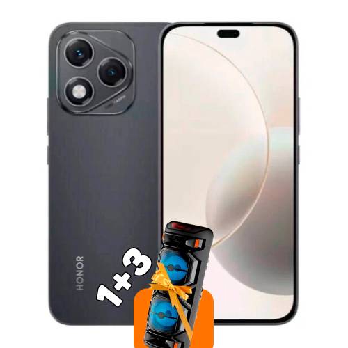HONOR 400 Lite 8/256GB (Velvet Black) + Колонка + 100 ГБ интернета + 3 месяца бесплатного TV-COM в подарок!