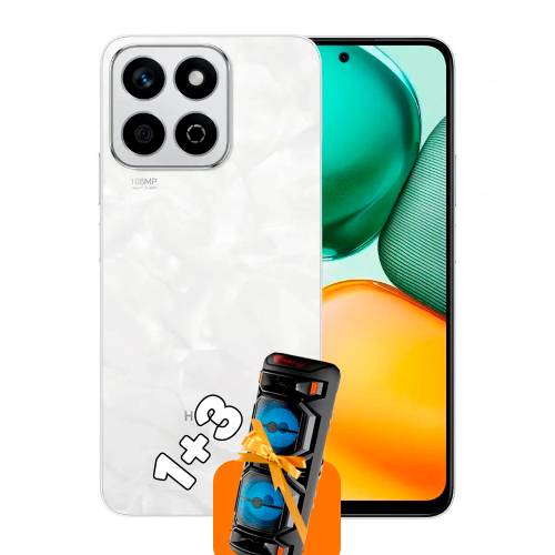 Honor X8c 8/256GB (Moonlight White) + Колонка + 100 ГБ интернета + 3 месяца бесплатного TV-COM