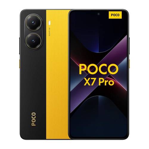 Xiaomi Poco X7 Pro 8/256 GB Global Version (Black/Yellow) + (Dazmol yoki elektr choynak) + 100 GB internet + 3 Oy bepul TV-COM sovg'a!