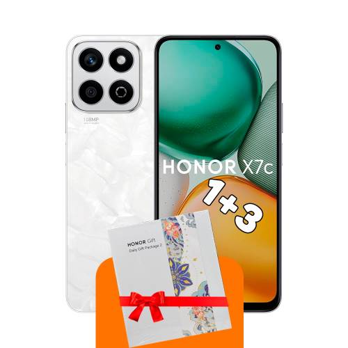 Honor X7c 6/128GB (Moonlight White) + Giftbox+ 100 GB internet + 3 oy bepul TV-COM