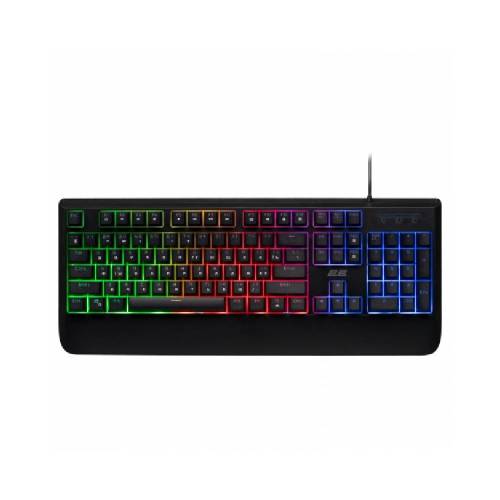 Клавиатура мембранная 2E GAMING KG325 104key, USB-A, EN/UA/RU, LED, чёрный