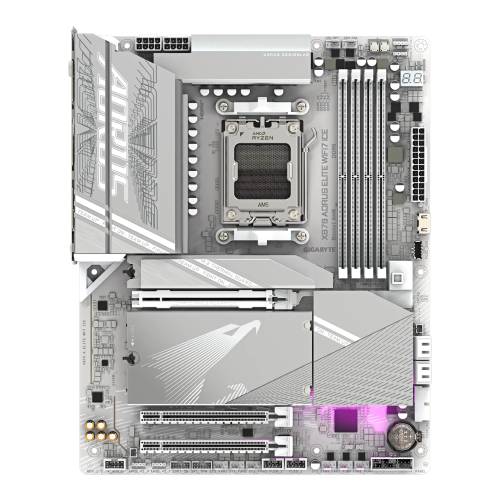 Ona plata Gigabyte AORUS X870 ELITE WIFI7 ICE