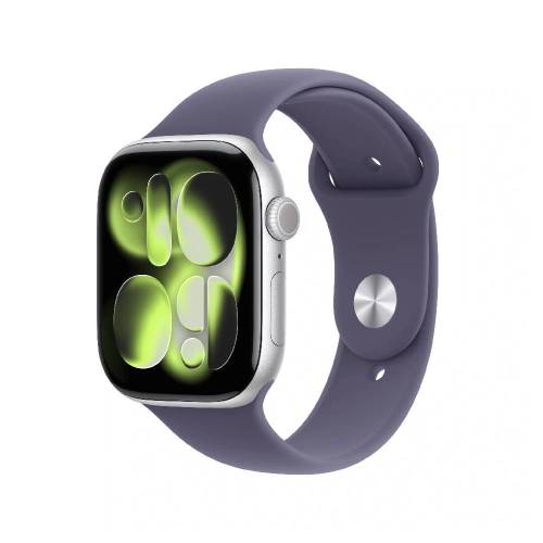 Смарт-часы Apple Watch 11 46 mm LTE Silver Aluminum Sport Band Purple Fog