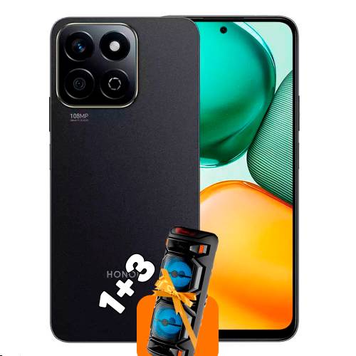 Honor X7c 8/256ГБ (Чёрный) + Колонка + 100 ГБ интернета + 3 месяца бесплатного TV-COM
