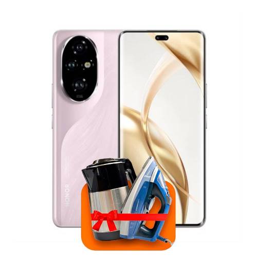Honor 200 Pro 12/512ГБ (Розовый) +(Утюг или электрочайник) + 100 ГБ интернета + 3 месяца ТV-COM в подарок!