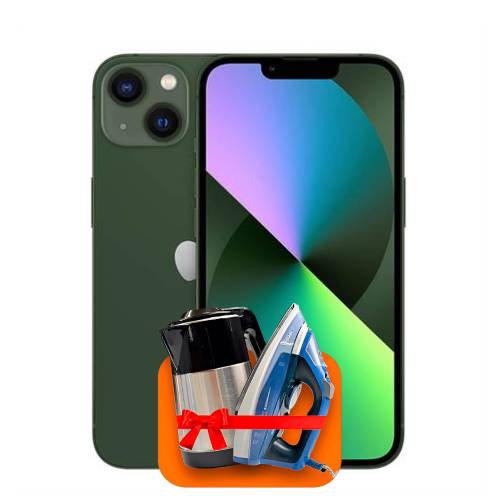 Apple iPhone 13 128ГБ (Зеленый) + (Утюг или электрочайник) +100 ГБ интернета + 3 месяца ТV-COM в подарок!