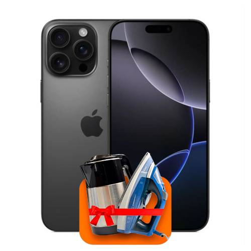 Apple iPhone 16 Pro Max 1TB (Black Titanium) +100 GB of Internet + 3 months of TV-COM for free!