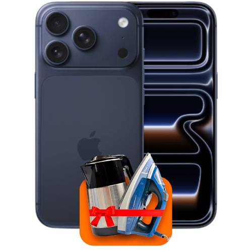 Apple iPhone 17 Pro Max 2ТБ (Deep Blue) + (Утюг или электрочайник) +100 ГБ интернета + 3 месяца ТV-COM в подарок!