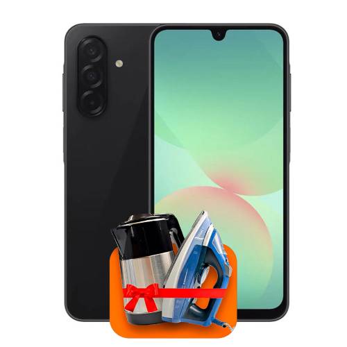 Samsung Galaxy A26 6/128ГБ Black (Чёрный) + (Утюг или электрочайник) + 100 ГБ интернета + 3 месяца ТV-COM в подарок!