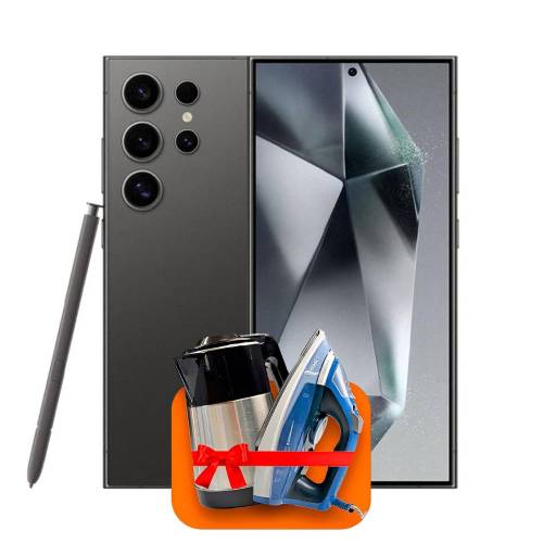 Samsung Galaxy S24 Ultra 12/256ГБ (Титановый чёрный) + (Утюг или электрочайник) + 100 ГБ интернета + 3 месяца ТV-COM в подарок!