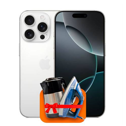 Apple iPhone 16 Pro 1TB (White Titanium) +100 GB of Internet + 3 months of TV-COM for free!